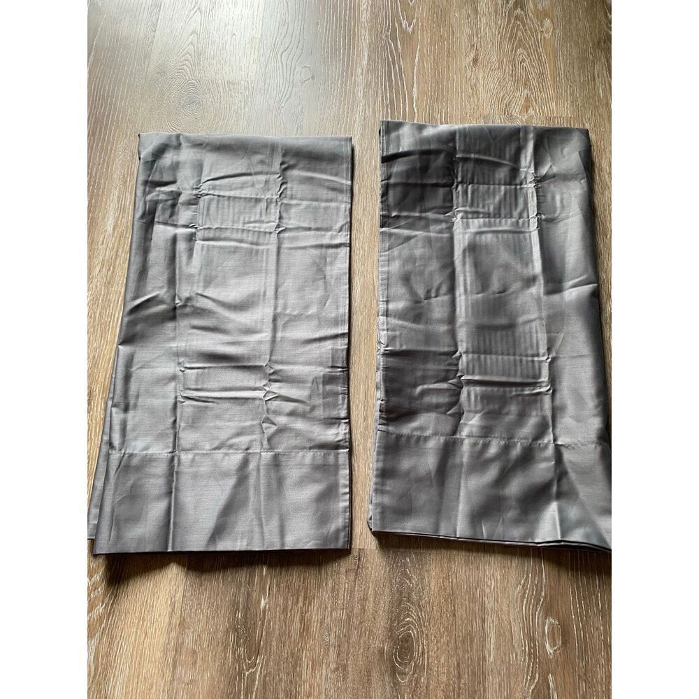 Casaluna King Size Grey Bed Pillowcase Set - Picture 2 of 5